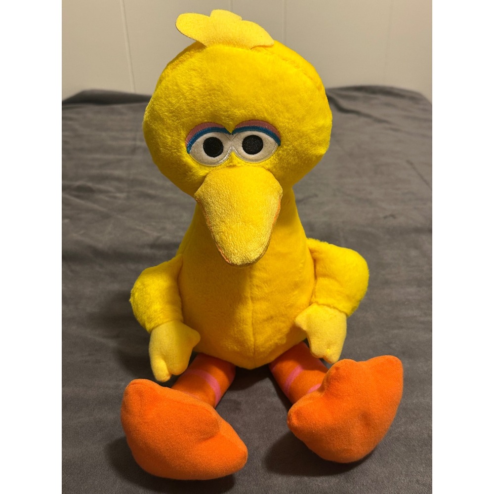 Sesame Street Big Bird Plush Stuffed Animal Yellow 16 inch Toy